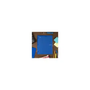Mead Five Star 2 Pocket Plastic Folder (Color Will Vary)