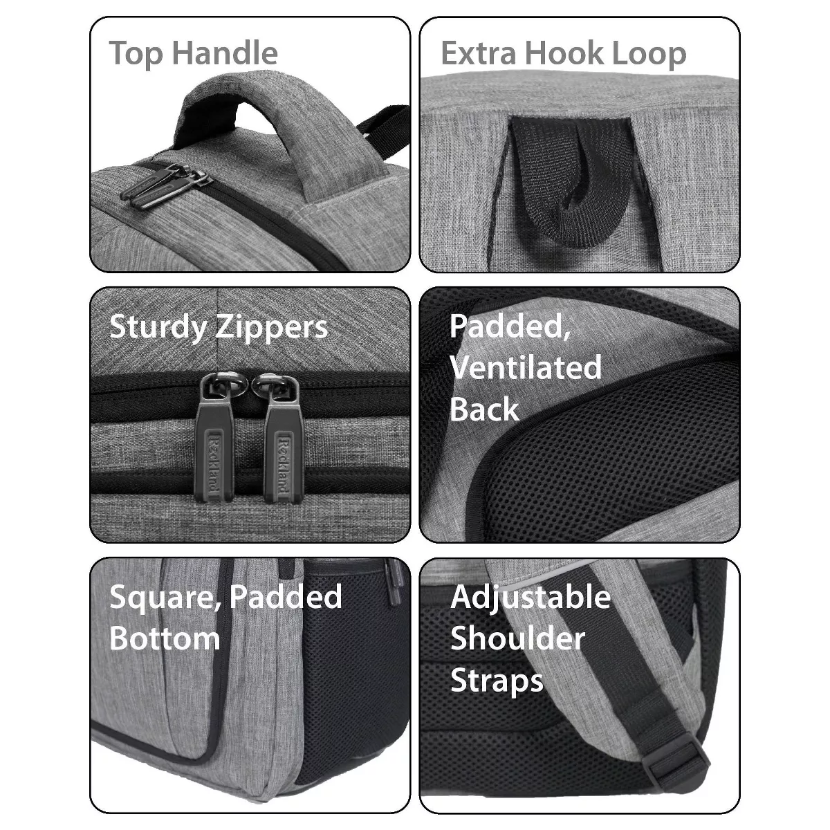 Rockland 18.5'' Slim Pro USB Laptop Backpack - Gray