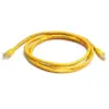 Monoprice Cat6 Ethernet Patch Cable - 5 Feet - Yellow | Network Internet Cord - RJ45, Stranded, 550Mhz, UTP, Pure Bare Copper Wire, 24AWG