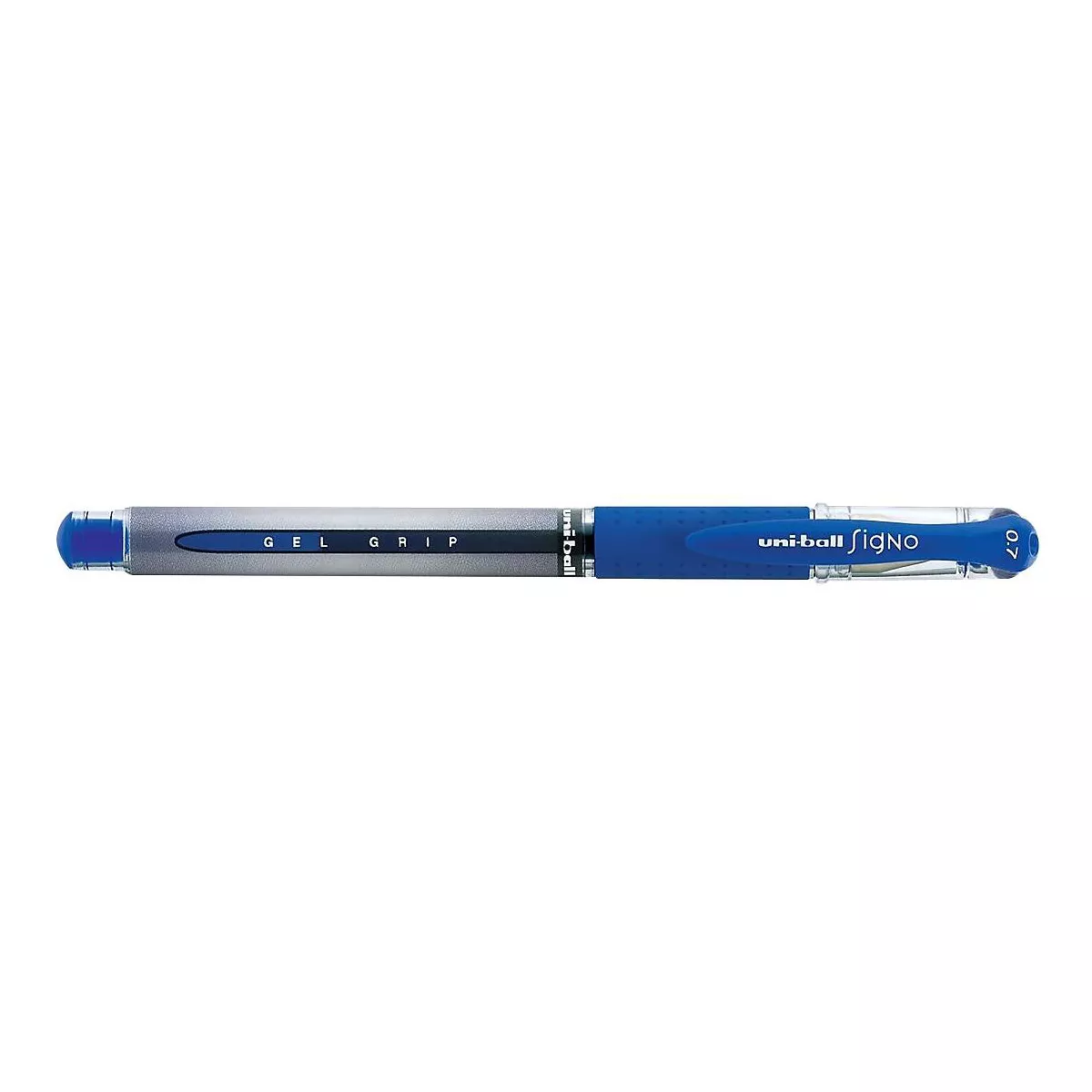 uni-ball Signo Gel GRIP Roller Ball Stick Gel Pen Blue Ink Medium Dozen 65451