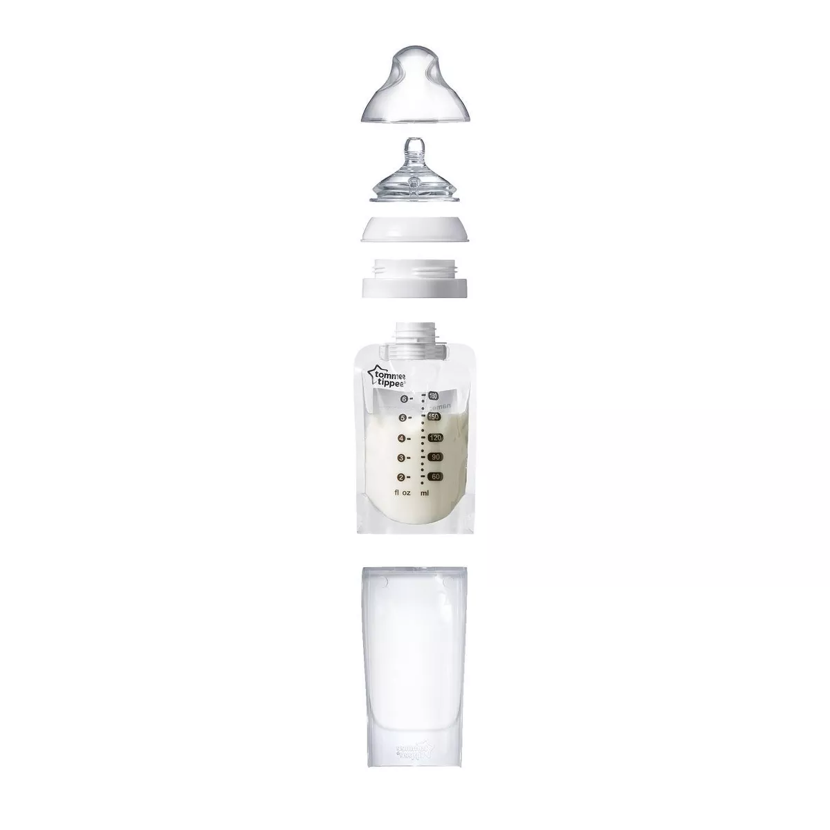 Tommee Tippee Pump And Go Complete Breast Milk Feeding Starter Set