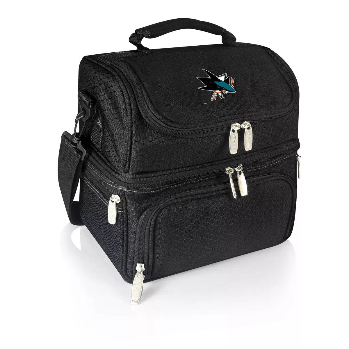 NHL San Jose Sharks Pranzo Dual Compartment Lunch Bag - Black
