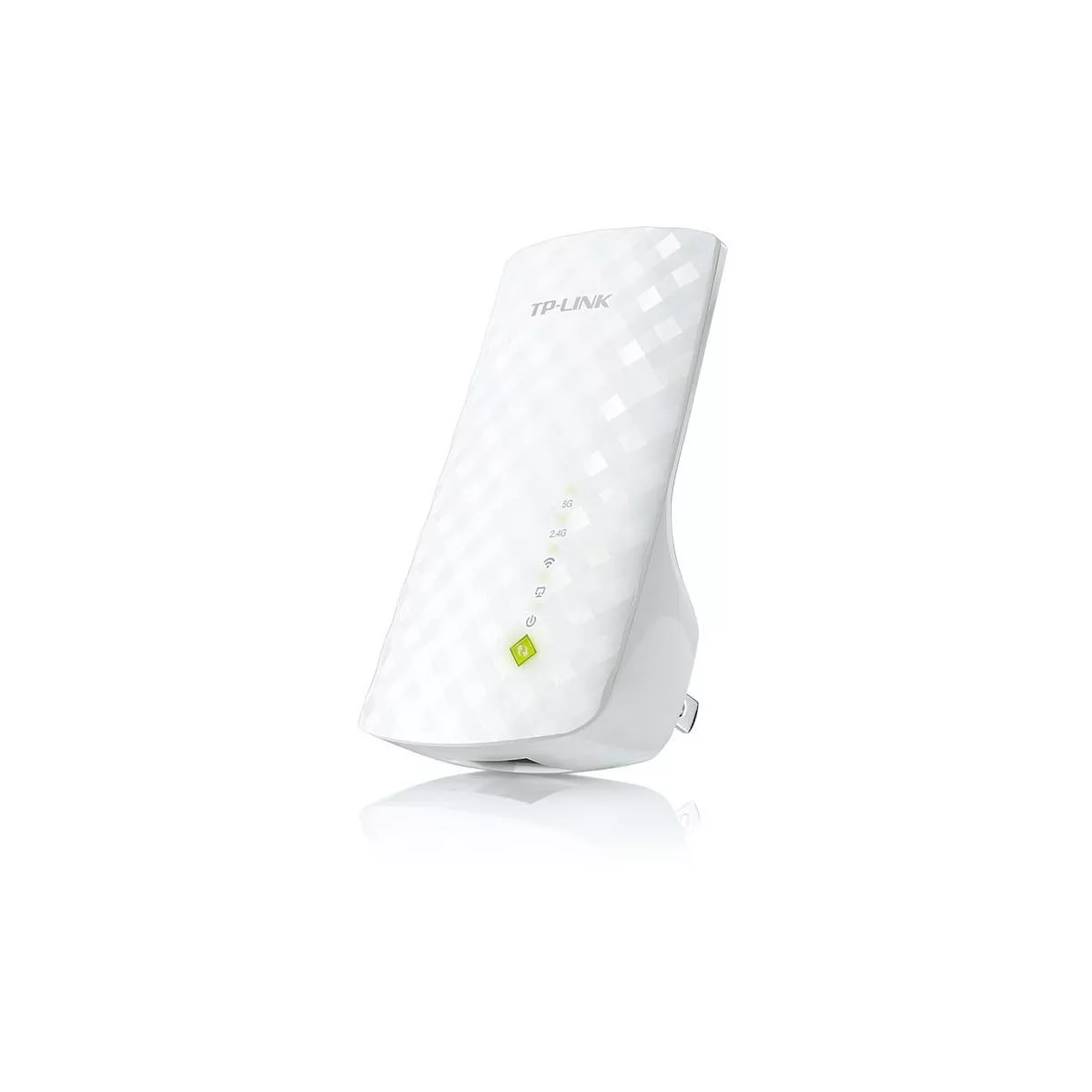 TP-LINK RE200 IEEE 802.11ac 750 Mbit/s Wireless Range Extender - 2.40 GHz, 5 GHz - 1 x Network (RJ-45) - Ethernet, Fast Ethernet - Wall Mountable