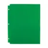 Staples 2 Pocket Poly Folder Green 920301