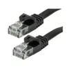 Monoprice Cat5e Ethernet Patch Cable - 30 Feet - Black | Network Internet Cord - RJ45, Flat,Stranded, 350Mhz, UTP, Pure Bare Copper Wire, 30AWG