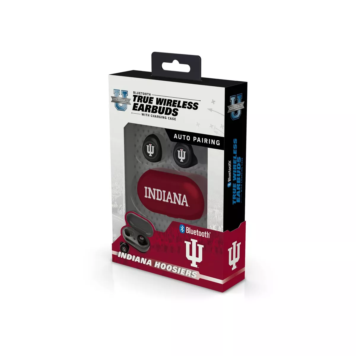 NCAA Indiana Hoosiers True Wireless Bluetooth Earbuds