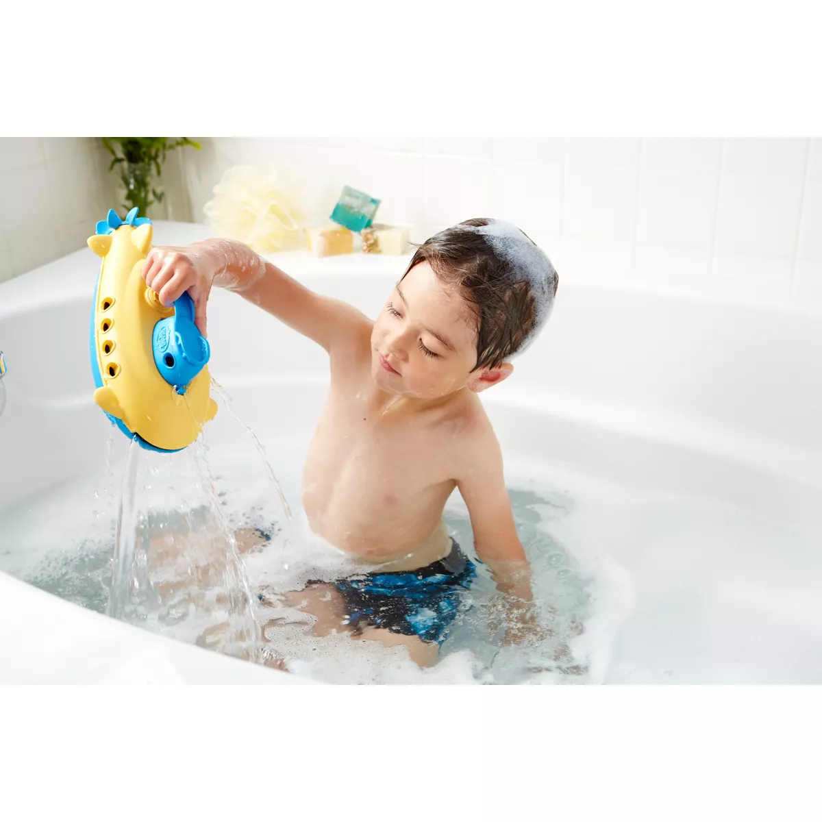 Green Toys Submarine - Yellow Cabin