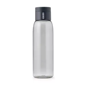 Joseph Joseph 20oz Dot Hydration Tracking Water Bottle Gray