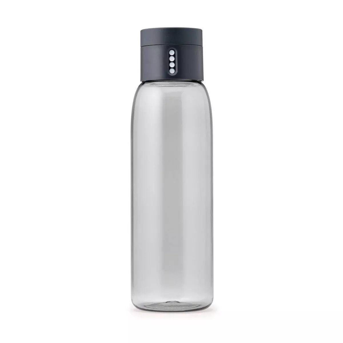 Joseph Joseph 20oz Dot Hydration Tracking Water Bottle Gray