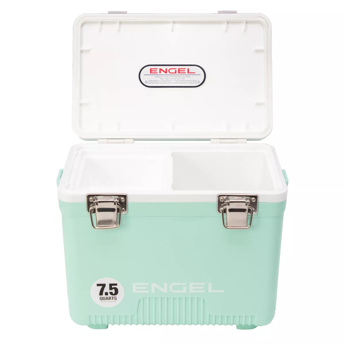 Engel UC7SF 7.5 Quart 8 Can Leak Proof Odor Resistant Insulated Cooler Drybox with Integrated Shoulder Strap, Seafoam