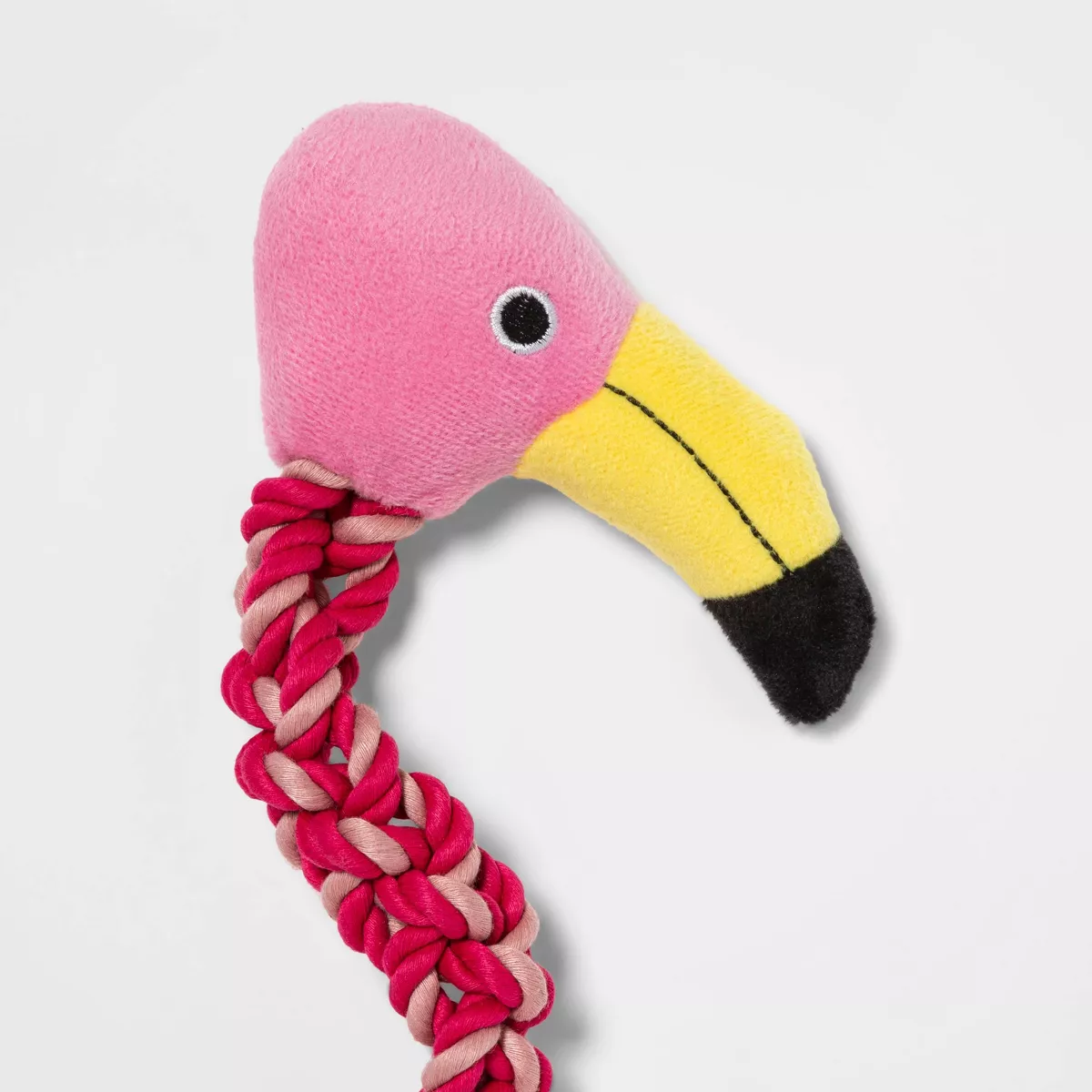 Flamingo Rope Dog Toy - Pink - M - Sun Squad™