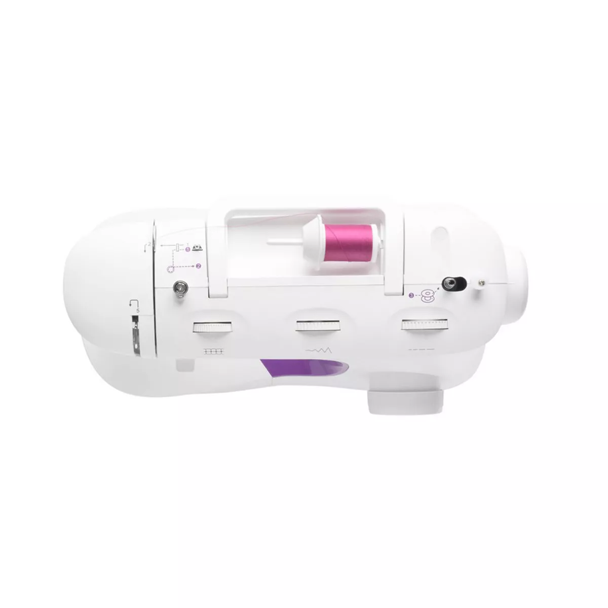 Singer M3500 Portable Sewing Machine with 110 Stitch Applications, Pack of Needles, Bobbins, Seam Ripper, Zipper Foot, and More Accessories, White