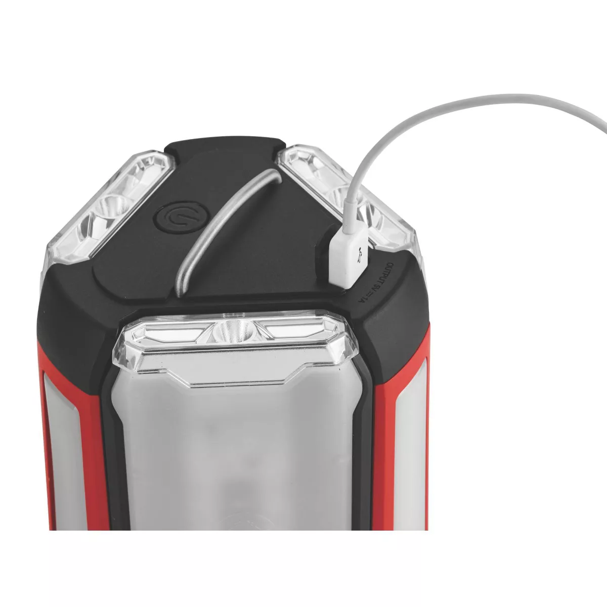 Coleman 3-Panel 600L LED Lantern - Red
