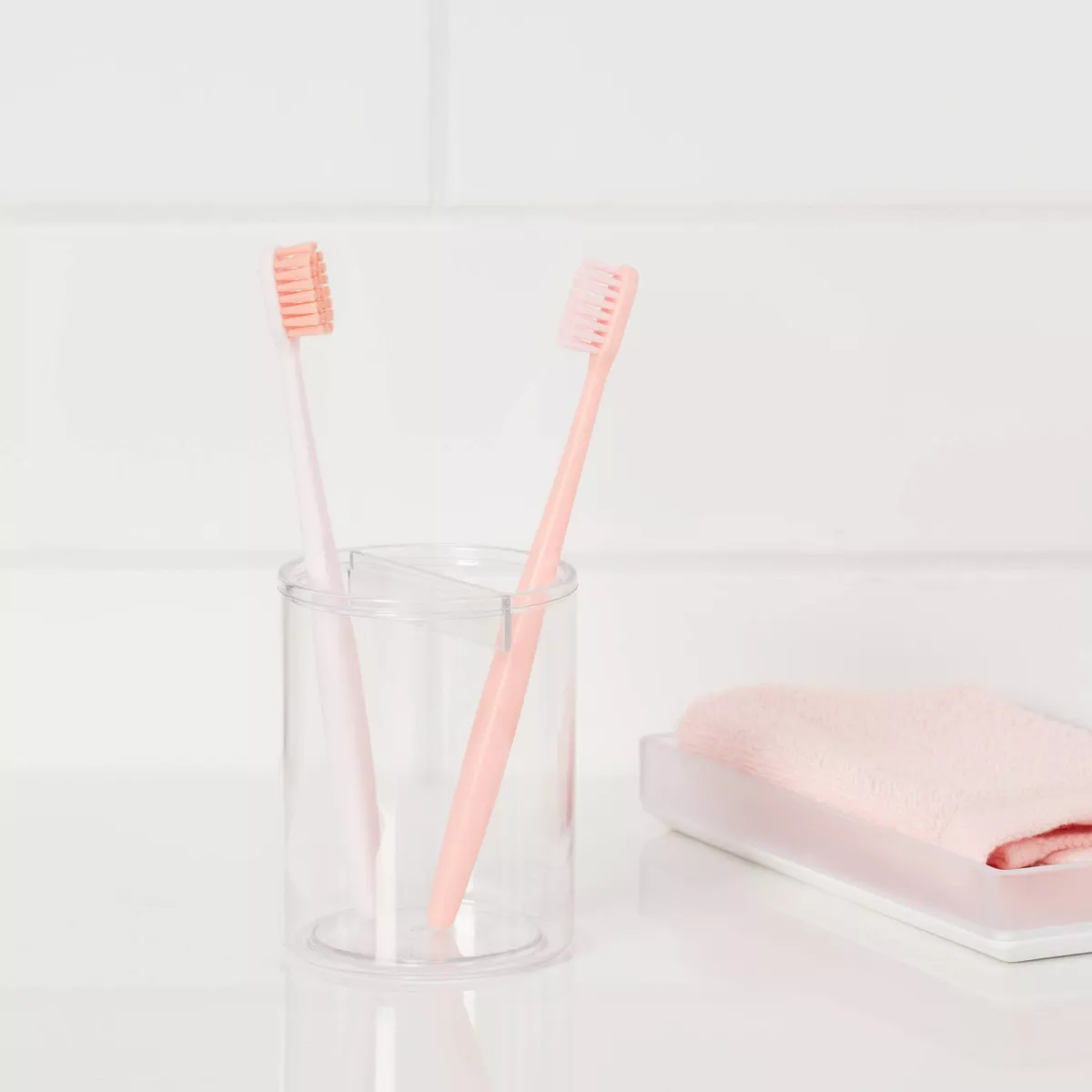Solid Toothbrush Holder Clear - Room Essentials™