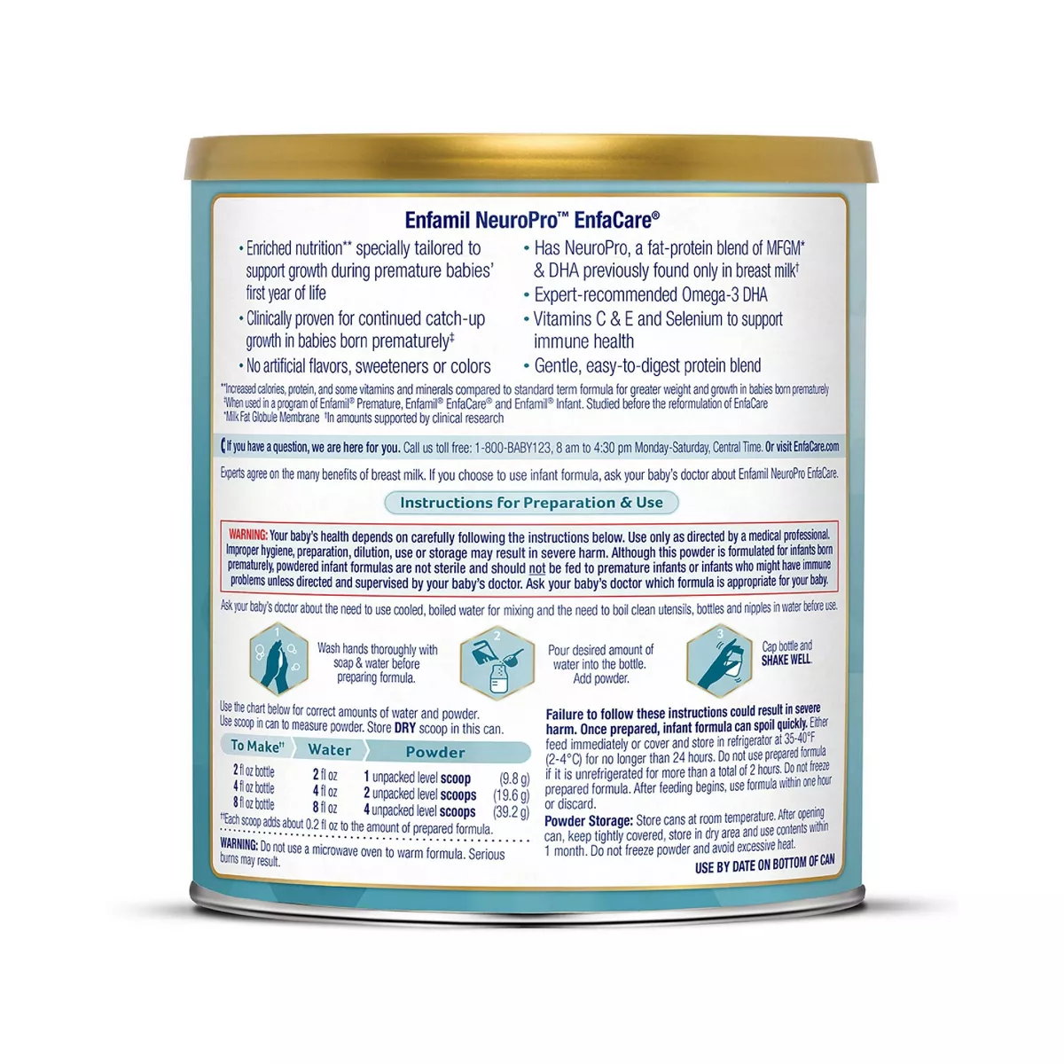 Enfamil EnfaCare NeuroPro Infant Formula Powder - 12.8oz