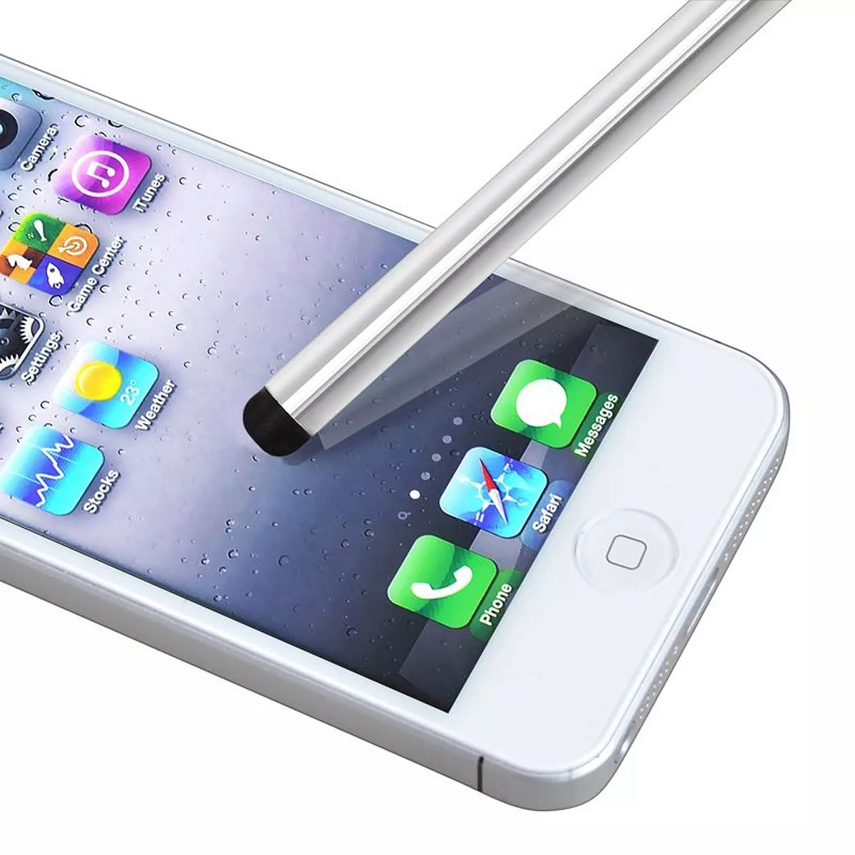 Insten Universal Touch Screen Stylus for iPhone XS XS Max XR X 8 7 6 6s Plus iPad Mini Air Samsung Galaxy Tab 2 3 S9 S8 RCA iView Tablet Cell Phone