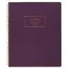 Cambridge Fashion Twinwire Business Notebook 11 x 9 Purple. 80 Sheets 49567
