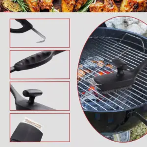 Royal Gourmet 18'' Grill Cleaning Brush and Scraper With Wire Bristles