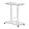 Ripley Chrome Finish Bar Cart Silver - Inspire Q
