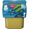 Gerber Sitter 2nd Foods Pea Baby Meals Tubs - 2ct/4oz Each
