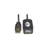 Tripp Lite 16ft USB 2.0 Extension Cable Active USB-A Male / USB-A Female - Type A Male USB - Type A Female USB - 16ft
