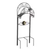 Liberty Garden 642-KD Outdoor Dragonfly Decorative Steel Lawn Backyard Hose Holder Stand for 125 Feet of 5/8 Inch Thick Hose with Bib, Black