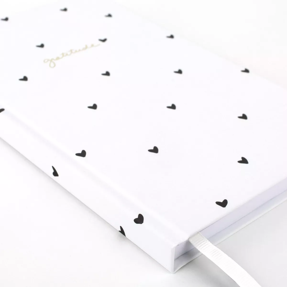 Sugar Paper™ Lined Journal Gratitude Black Hearts
