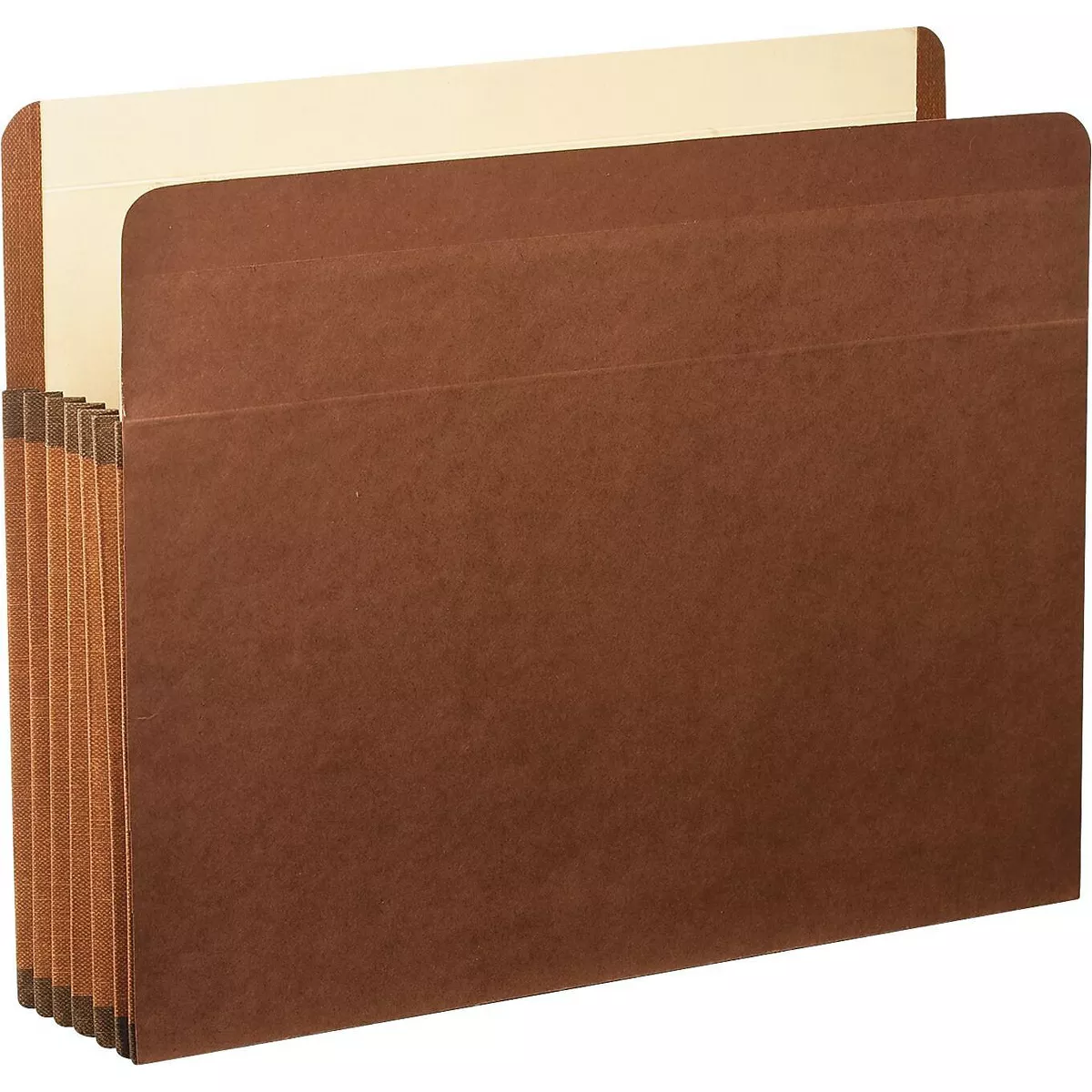 Pendaflex Premium Reinforced 5-Pocket Expanding File Pockets Straight Cut Letter Brown 85545