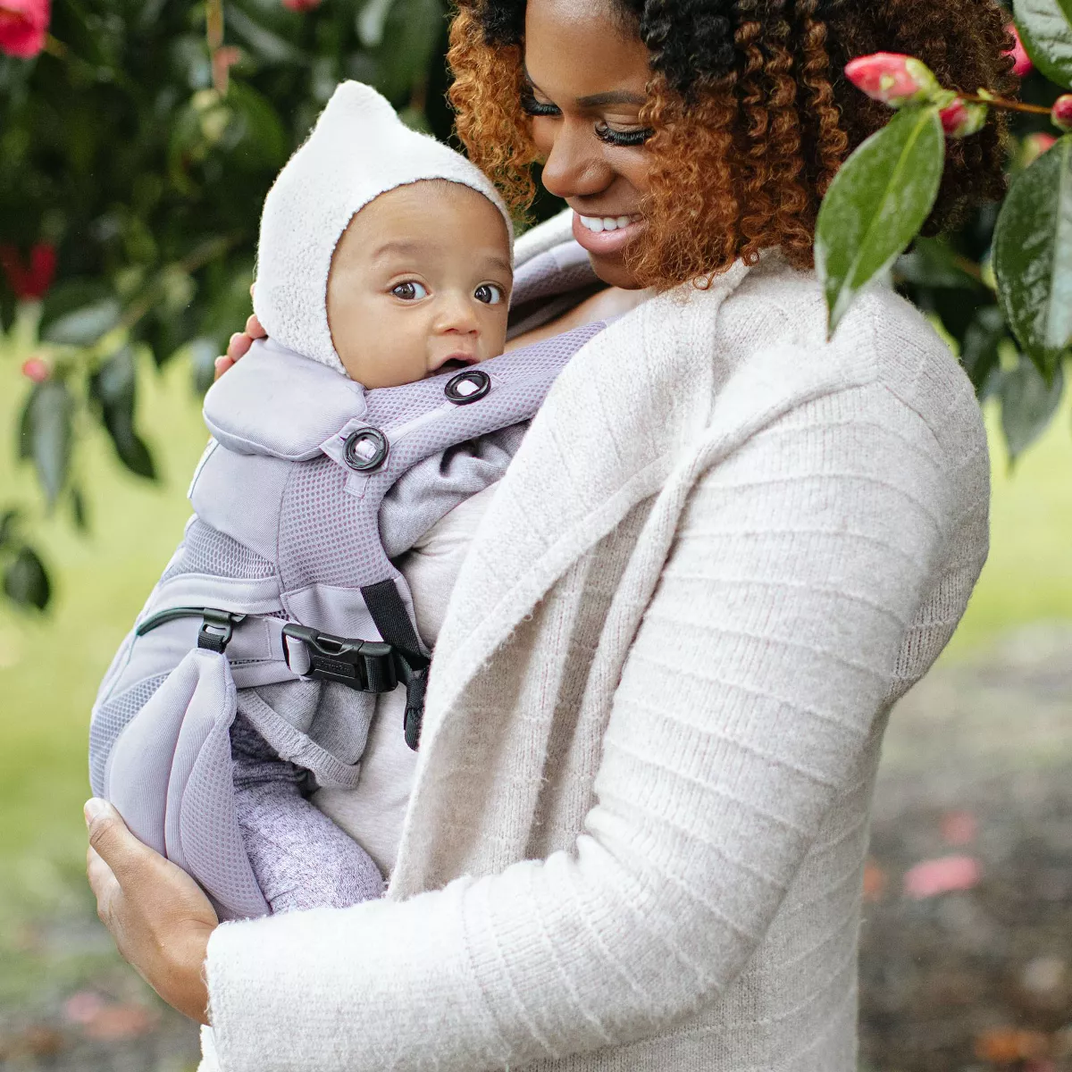 Ergobaby Omni 360 Cool Air Mesh Baby Carrier - Lilac Gray