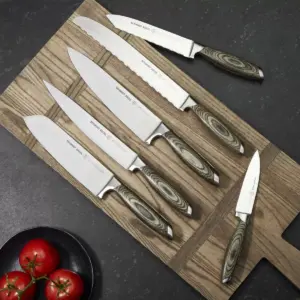 Schmidt Brothers Cutlery Bonded Ash 7pc Knife Block Set