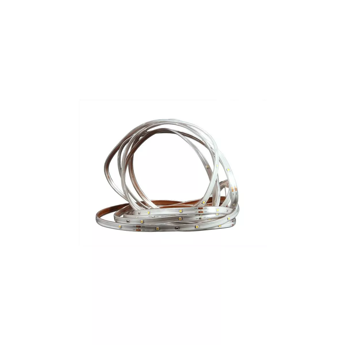 Northlight 18' Amber LED Outdoor Christmas Linear Tape Lighting - White Finish