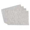 4ct Light Silver Solid Placemat - Saro Lifestyle