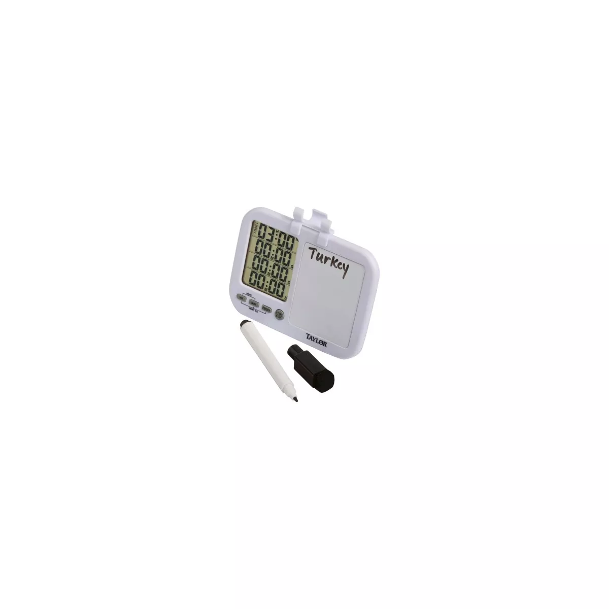 Taylor 4-Event Digital Timer with Dry Erase Whiteboard