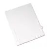 Avery Allstate-Style Legal Exhibit Side Tab Divider Title: 6 Letter White 25/Pack 82204
