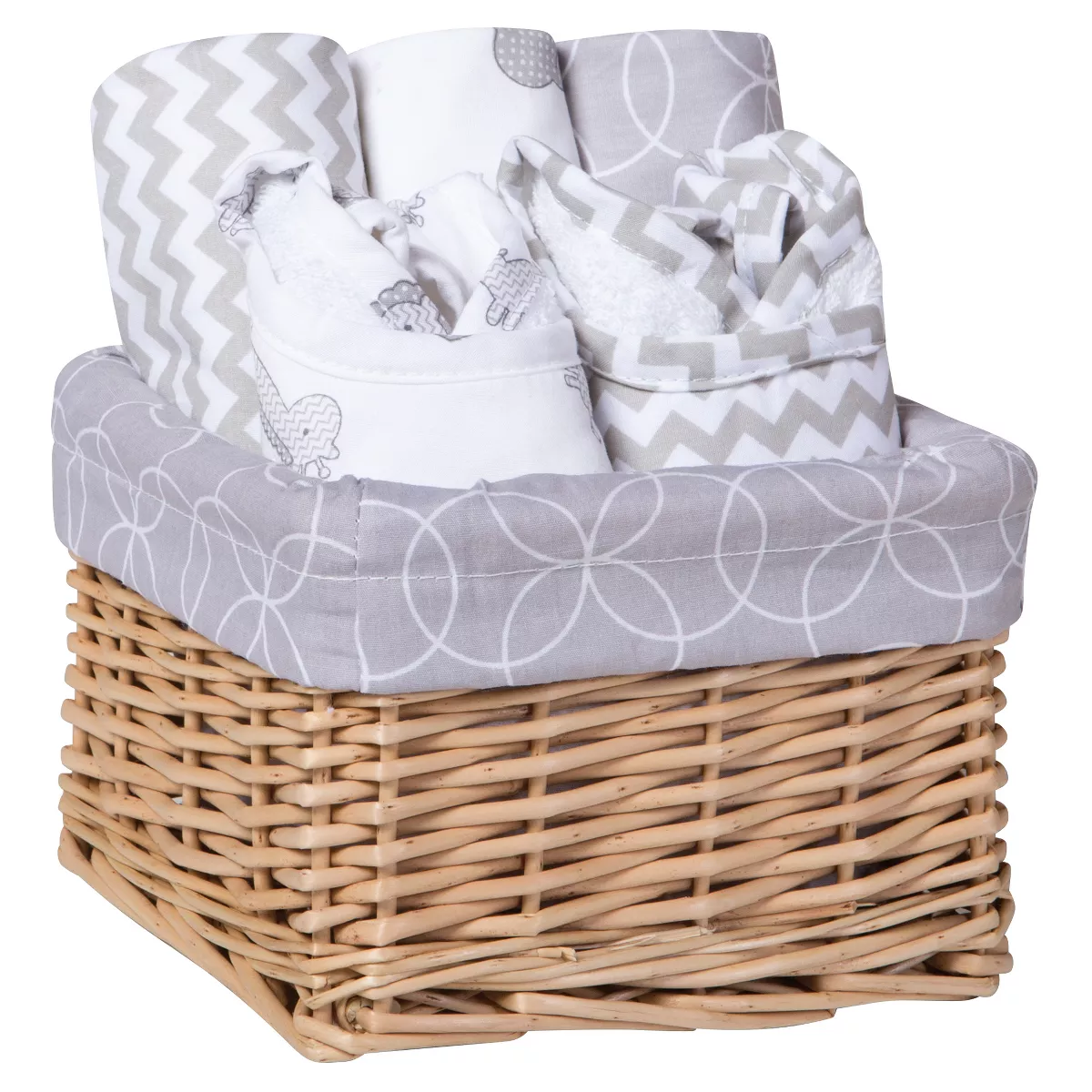 Trend Lab Bib And Burp Cloth Set Gray