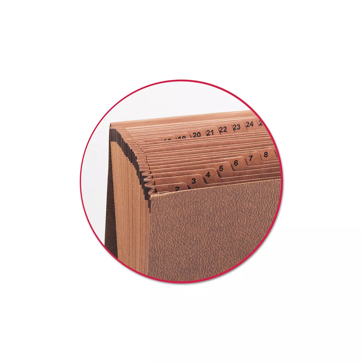 Smead 1-31 Expanding Files 31 Pockets Legal Redrope Printed 70369