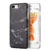 INSTEN TPU Marble Case compatible with Apple iPhone 7 Plus, Black