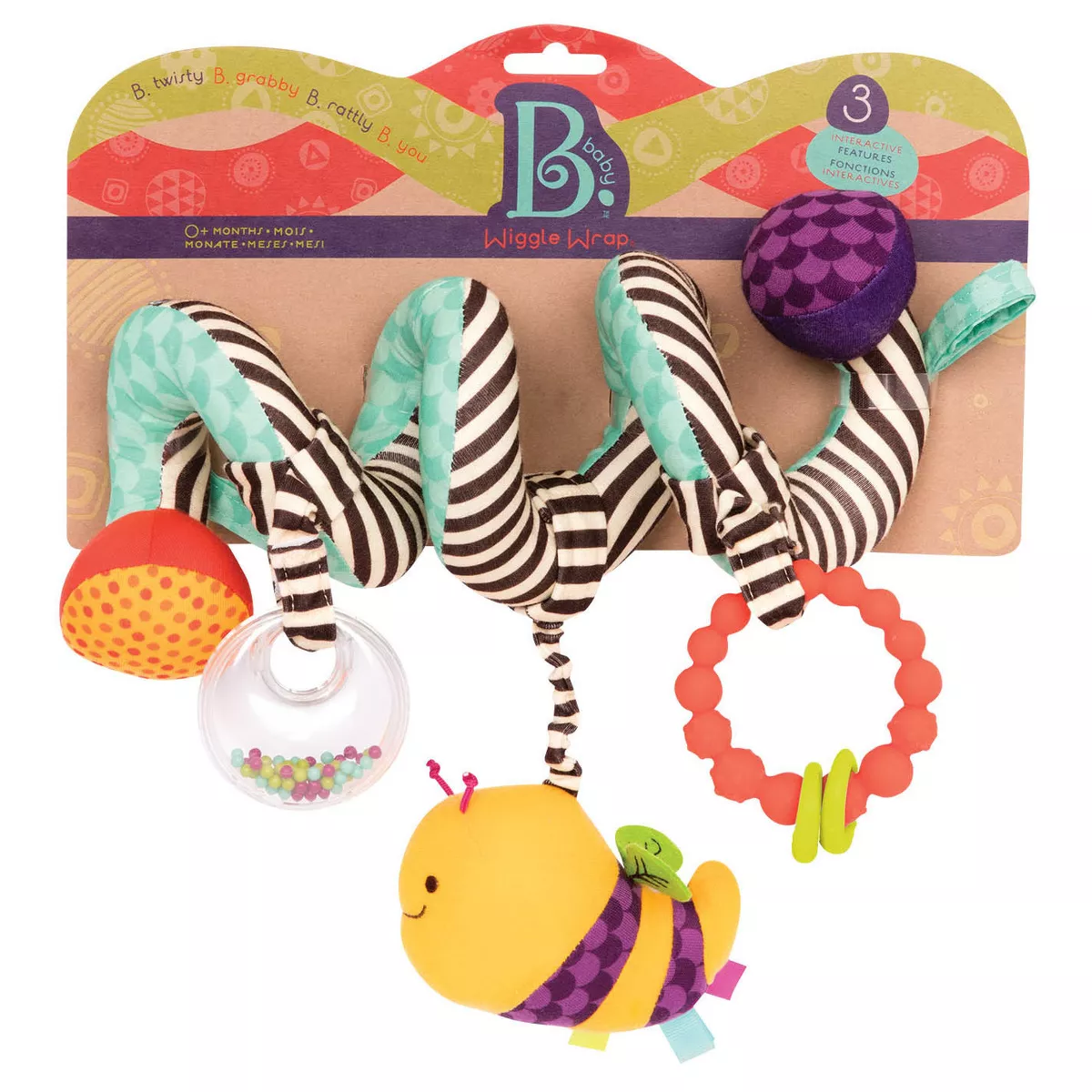 B. toys Sensory Wrap-Around Toy - Wiggle Wrap