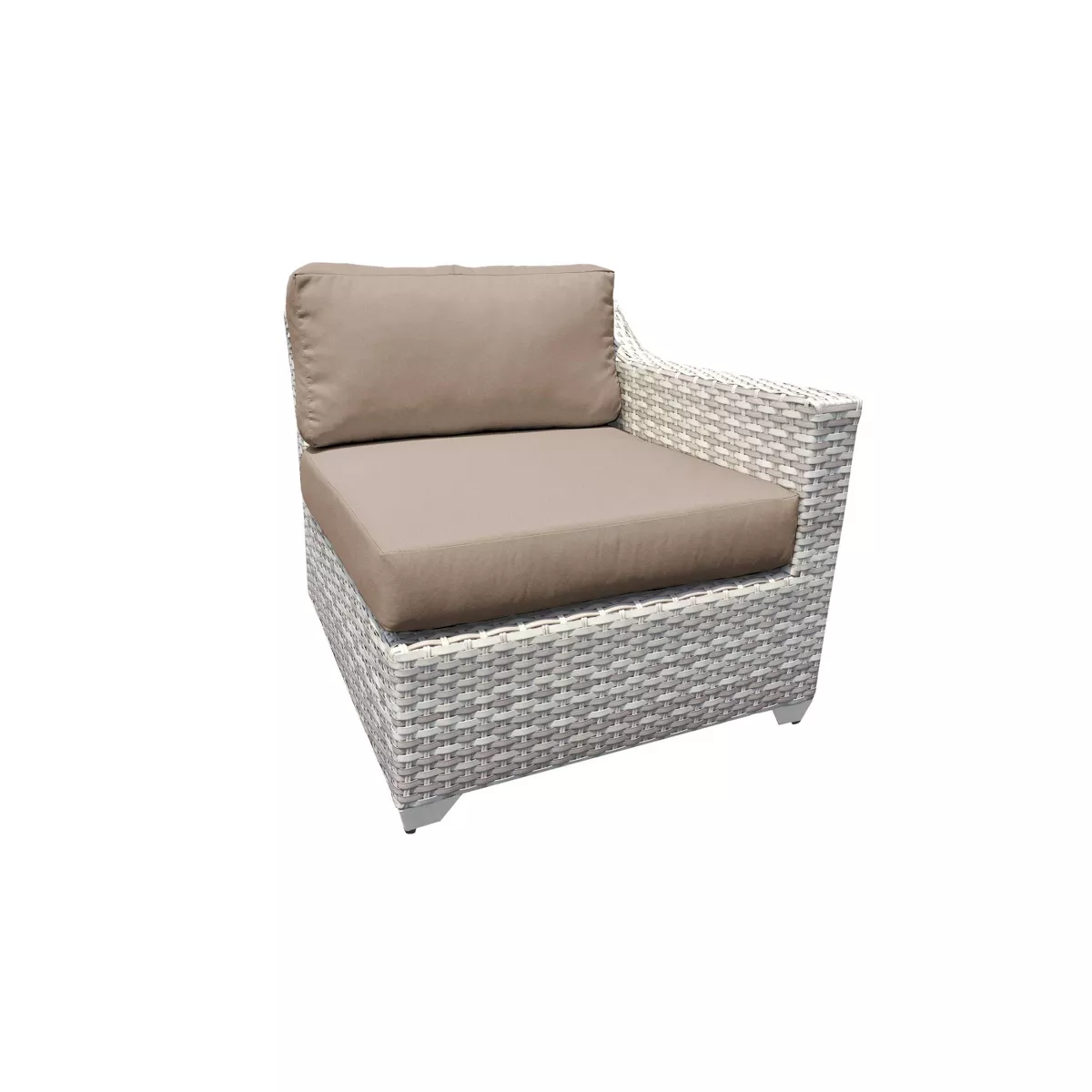 Fairmont 6pc Patio Seating Set with Cushions - Wheat - TK Classics