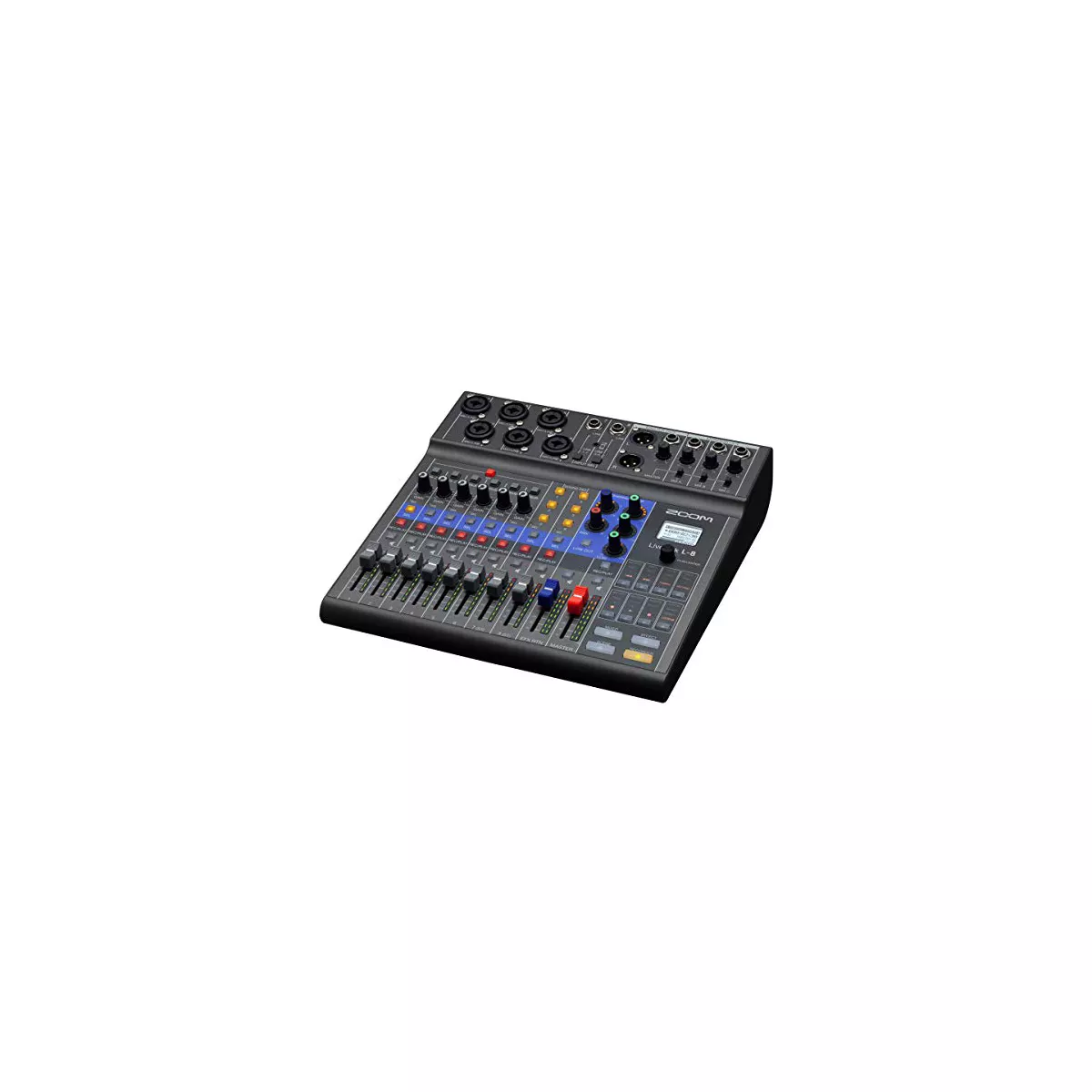 Zoom Live Trak L-8 Podcast Recorder, Digital Mixer and Recorder (Black)