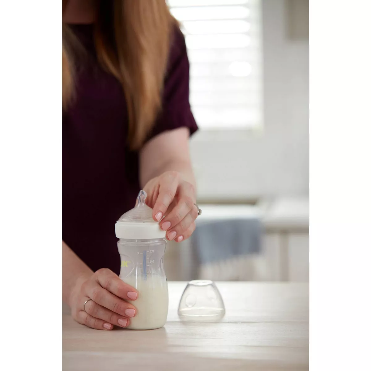 NUK Simply Natural Bottle Gift Set with Safe Temp
