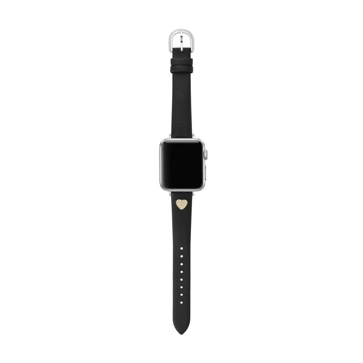 Kate Spade New York Apple Watch 38/40mm Band Charm Set - Black Leather