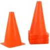 Juvale 12 Pack 9" Soccer Sports Training Traffic Cones, Agility Field Parking Safety Plastic Cones, Orange
