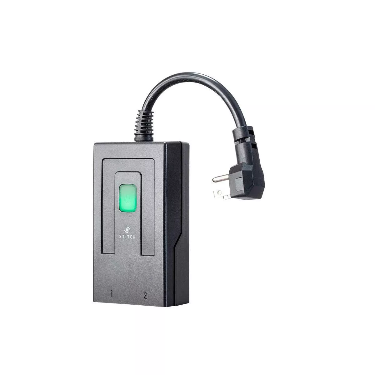 Monoprice Wireless Smart Outdoor Dual Socket - Black, Waterproof, Remote App control, Works With Amazon Alexa And Google Home, No Hub Required