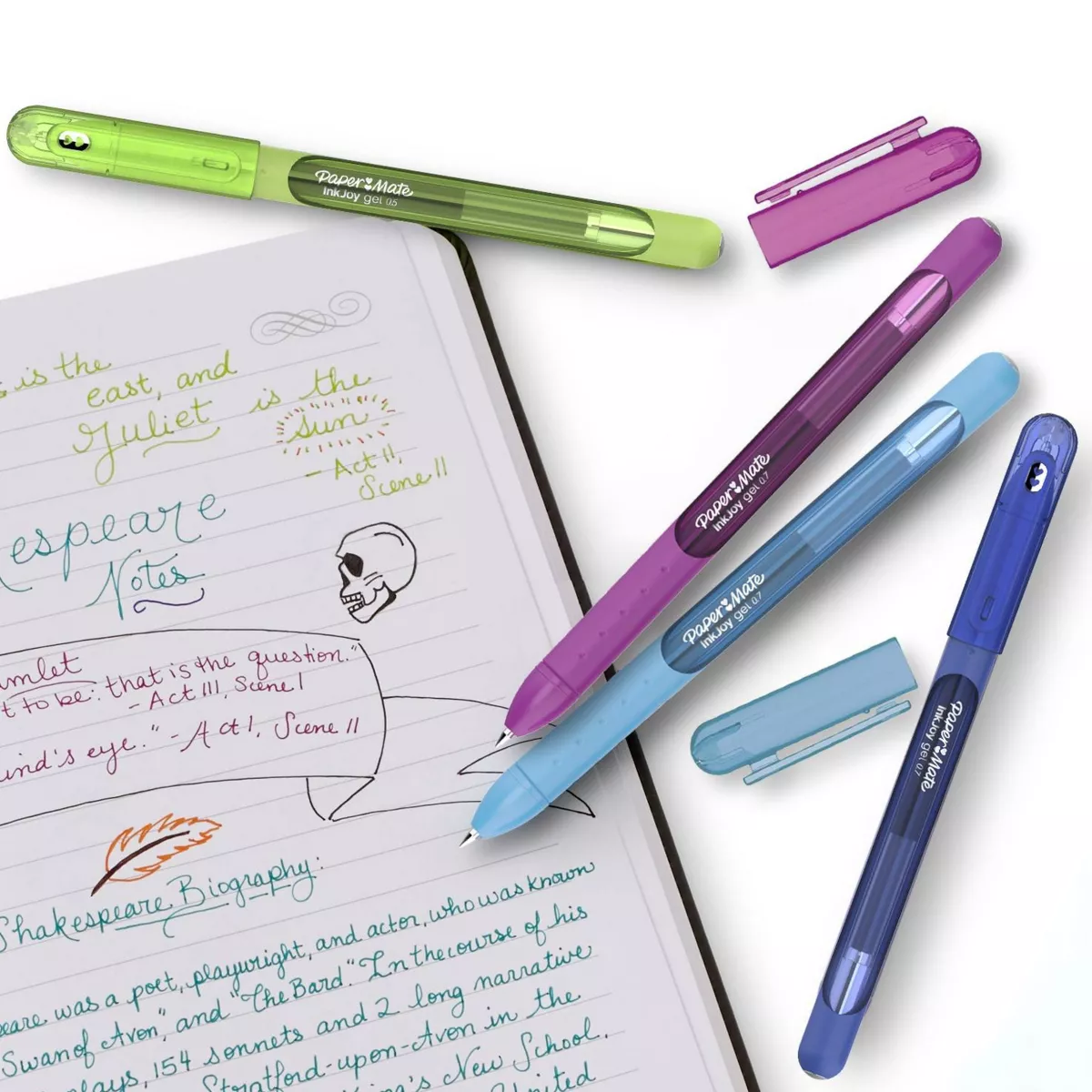 12pk Gel Pens IJG Promo Pack - PaperMate