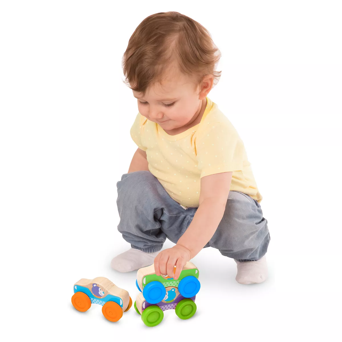 Melissa & Doug First Play Animal Stacking Cars