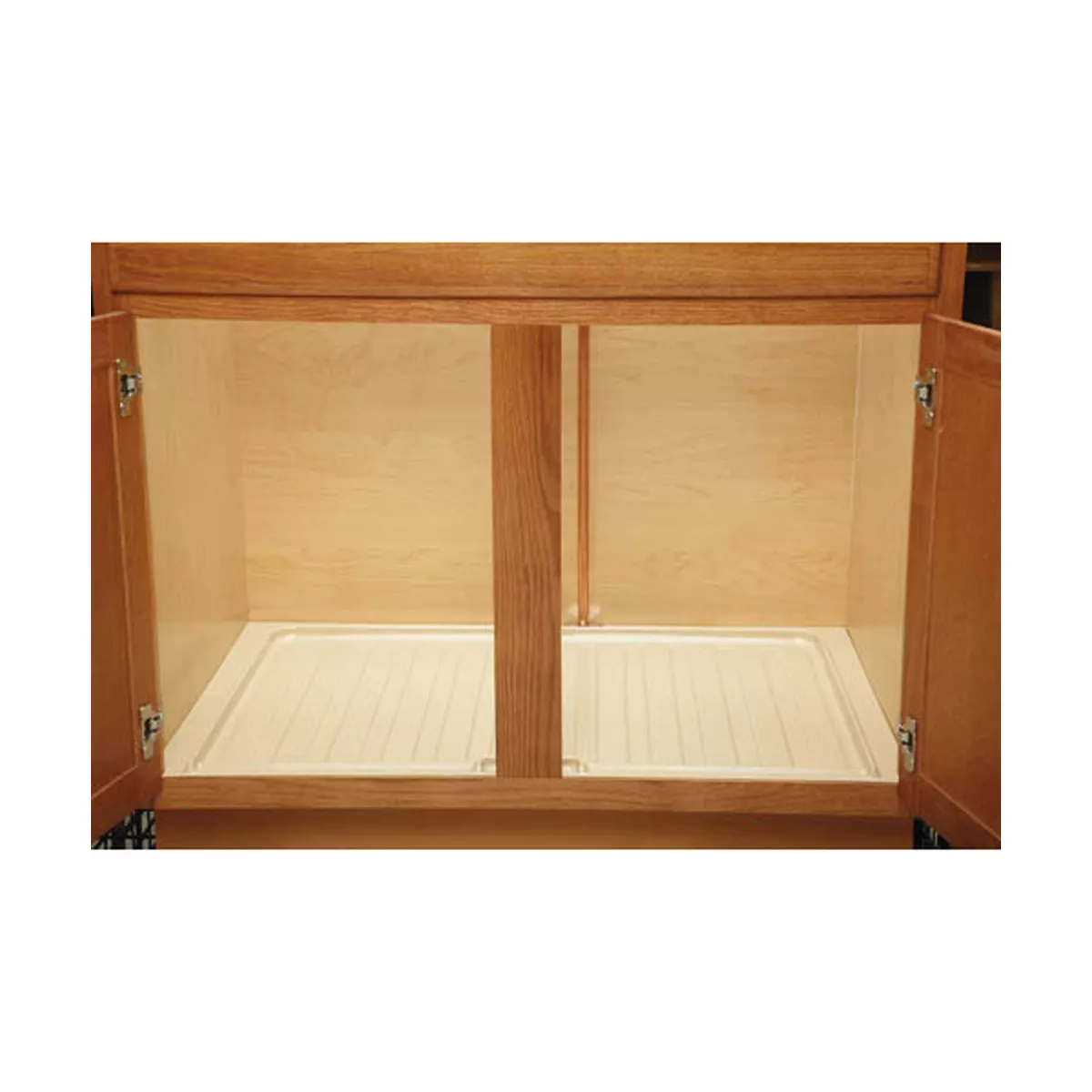 Rev-A-Shelf SBDT-3336-A-1 Under Sink Base Drip Tray Mat Sink Shelf Liner Kitchen Cabinet Organization Accessory for 33-Inch or 36-Inch Cabinets