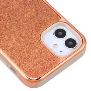Asmyna Encrusted Rhinestones Hybrid Hard Electroplated TPU Case For Apple iPhone 12 Mini (5.4