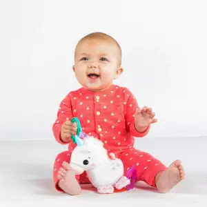Bright Starts Sparkle & Shine Taggies Unicorn