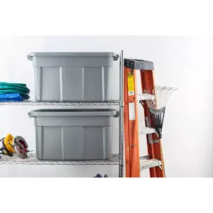 Rubbermaid 31gal Roughneck Storage Tote Gray